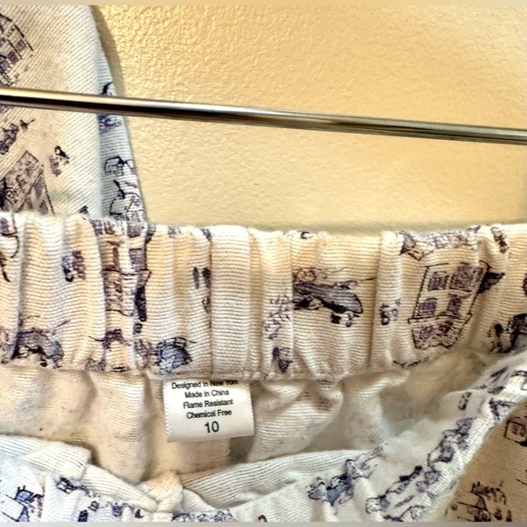 Petite Plume Winter Vignette Pajama Set in Blue and White Size 10 Youth - Picture 10 of 11